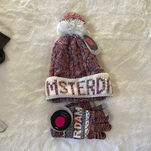 Wool knit Hat and gloves from Amsterdam